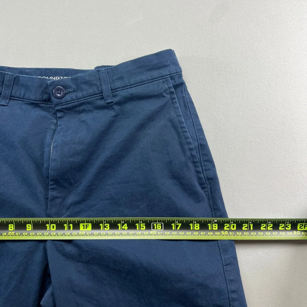 Roundtree & Yorke Pants Mens 32x32 Blue Cotton Stretch Classic Fit Straight Leg